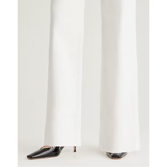 NWT J. Crew Full Length Slim Wide Leg Jeans 26 26P P26 White Denim BX823 J.Crew - Picture 3 of 6